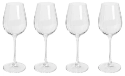 Набір келихів для вина Homla Monroe Carnival рифльованих 400 мл х 4 шт (5906496724497)