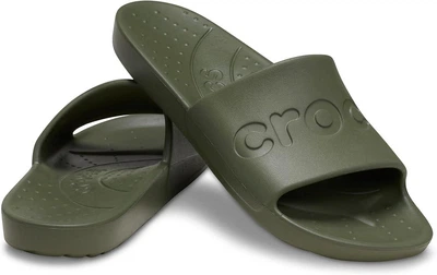 Крокси шльопанці Crocs Slide Khaki 47 (EU 49-50)