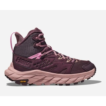 Женские кроссовки HOKA ONE ONE ANACAPA BREEZE MID 1134506 RPMV 38,5 (EU 38 2/3, USA 7D, 24 см) бордовые