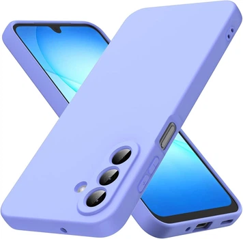 Чехол Fiji Full Soft Premium для Samsung Galaxy A17 (A175 / A176) противоударный бампер с микрофиброй Violet