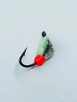 Мормишка вольфр. Start Fishing Дрейсена з вушк. гач №18 Silver світлонакопич. 1,8 мм 0,9 г 043-018-1