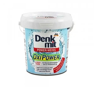 Порошок-выводитель пятен для белых вещей Denkmit Oxi Power-Weiss, 750 г