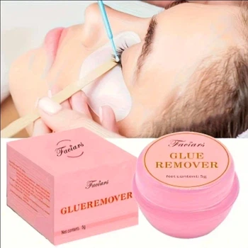 Гелевый ремувер для снятия искусственных ресниц Faciars растворения проф клея для наращивания 5 г