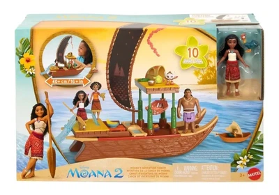 Игровой набор Disney Moana 2 «Приключения Моаны/Ваяны: Каноэ» (JBT54)