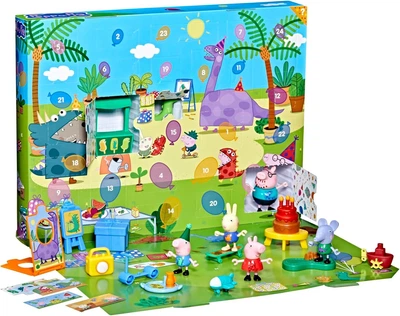 Игровой набор Адвент календарь Peppa Pig George's Party Advent Calendar Свинка Пеппа на дне Рождении Джорджа