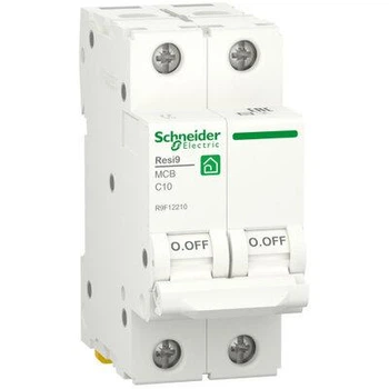 Автоматический выключатель Schneider RESI9 2 полюса 16А С 6kA (R9F12216)
