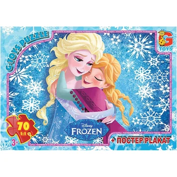 Пазлы Холодное сердце + постер, 70 элем. Gtoys FR054