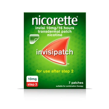 NicoretteSkin Нікотиновий пластир трансдермальний 10 мг/16 годин 7 шт. (Nicotine Patches)