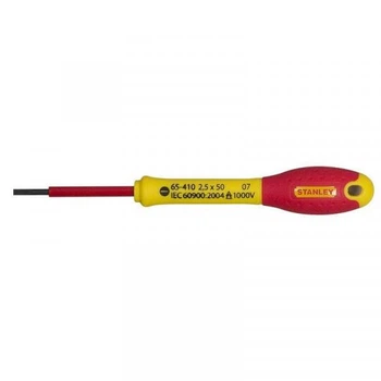 Викрутка плоска діелектрична STANLEY "FatMax" : SL2,5 х 50 мм (0-65-410)