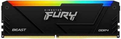 Оперативная память Kingston FURY 16 GB DDR4 3200 MHz Beast RGB (KF432C16BB12A/16WP)