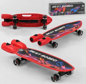 Скейтборд с музыкой дымом светом Best Board (102874)