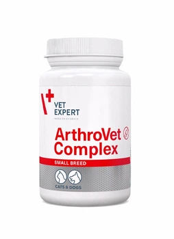 VetExpert ArthroVet Complex Small breed&cats (Артровет) для профилактики и лечения суставных хрящей и суставов для мелких пород собак и кошек 60 капсул
