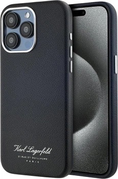 Панель Karl Lagerfeld Hotel RSG для Apple iPhone 15 Pro Black (3666339256449)