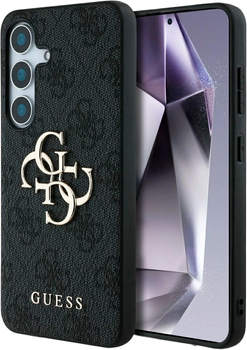 Панель Guess 4G Big Classic Logo для Samsung Galaxy S25 Black (3666339449049)
