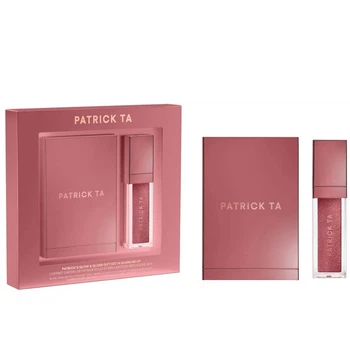Подарочный набор Patrick Ta Patrick's Glow Gloss - Warm Me Up (двухфазные румяна + блеск для губ)