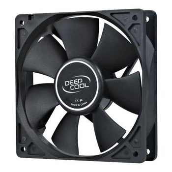 Вентилятор DeepCool XFAN 120, 120х120х25мм, 3-pin+Molex, черный