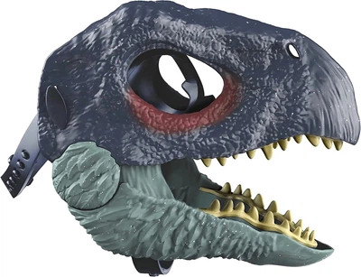 Маска динозавра Теризинозавр Jurassic World с подвижной челюстью для детей и взрослых на праздник карнавала (578544)