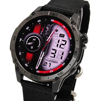Розумний смарт годинник North Edge GPS Titan Black Spider, 2 ремінці