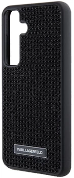 Панель Karl Lagerfeld Rhinestone Metal Logo для Samsung Galaxy S24 Plus (S926) Black (3666339241889)