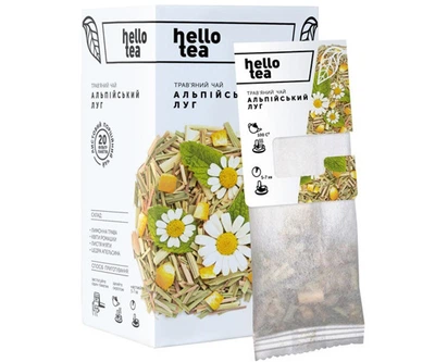 Чай Maribell Hello Tea трав'яний "альпійський луг" 20 пакетів Sher