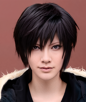 Перука чоловічий косплей аніме Durarara 12 см Чорний