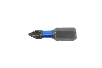 Ударные короткие биты PH2 25 мм сталь S2 5 шт Hogert (HT1S122)