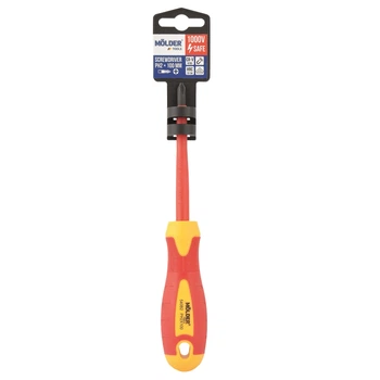 Викрутка хрестова діелектрична Molder VDE 1000 В PH2x100mm (MT35106)