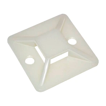 Площадка самоклеящаяся под хомут GreenVision 25x25 мм White (100 шт)