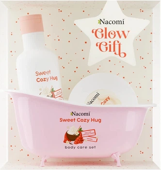 Zestaw kosmetyków do pielęgnacji ciała Nacomi Sweet Cozy Hug Żel pod prysznic 300 ml + Kremowe masło 100 ml (5902539725421)