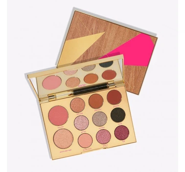 Палетка теней Tarte Busy Gal Goals Eye & Cheek palette корректор румяна и 9 оттенков теней с повреждениями