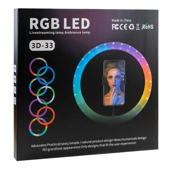 Лампа RGB Crystal 3D-33 33cm Колір Прозорий