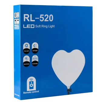 LED Панель RL-520 45cm (Heart Style) Remote Колір Чорний