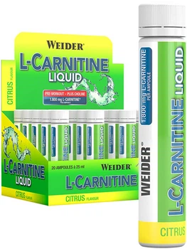 L-Карнітин Weider L-Carnitine Liquid 25 мл Цитрус