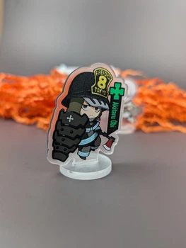 Акриловый стенд 6 см «Fire Force / Пожарная бригада» - Акитару Оби (Akitaru | bi)