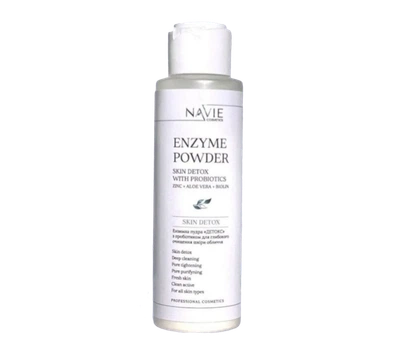 Ензимна пудра з пробіотиком NAvie Enzyme Powder With Probiotics Skin Detox Zinc Aloe Vera Biolin 50 г