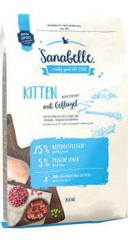 Sanabelle Kitten сухой корм для котят беременных и кормящих кошек 10 кг
