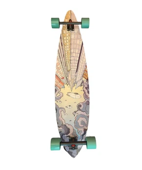 Скейт Cloudride Cruiser 78 для уличного серфинга . 25х110 см/ 3,4 кг