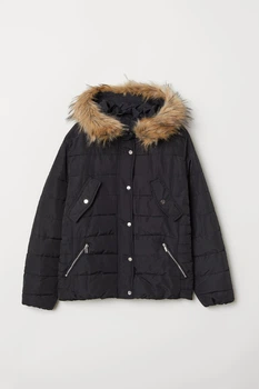 Куртка демісезонна жіноча H&M 200665-4 56(175/132) чорний (2000004779924)