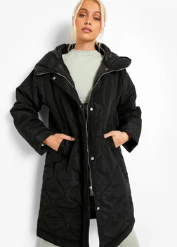 Куртка демісезонна жіноча Boohoo 108398-4 S чорний (1083980030)