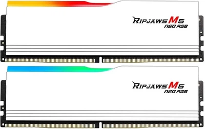 Оперативна пам'ять G.Skill Ripjaws M5 RGB Neo Dual-Kit DDR5-6000 32GB White (F5-6000J3636F16GX2-RM5NRW)