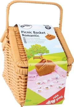 Zestaw do zabawy Small Foot Drewniany koszyk piknikowy z romantyczną zastawą 30 elementów (5410763) (4020972053008)