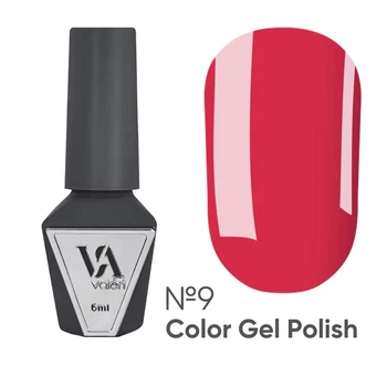 Гель-лак Valeri Color №09 малиновий, 6 мл