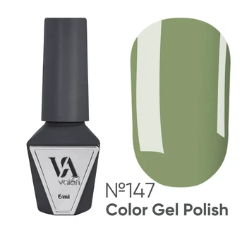 Гель-лак Valeri Color №147 насичено оливковий, 6 мл