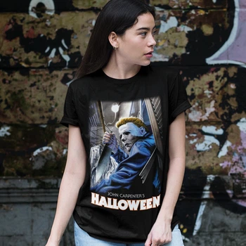 Футболка Halloween (1978 Poster by Jason Edmiston) XS чорний