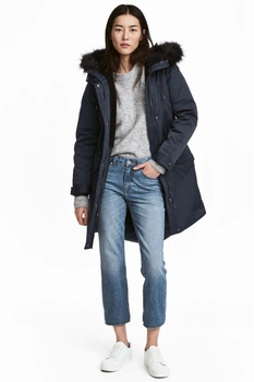 Парка зимова H&M синій ZXNVS214 38