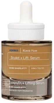 Сироватка для обличчя Korres Black Pine 4D Bio-ShapeLift Firming Serum 30 мл (5203069098253) (955555914210966) - Уцінка