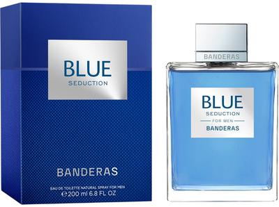 Туалетна вода для чоловіків Antonio Banderas Blue Seduction 200 мл (8411061081563) (955555909907865) - Уцінка