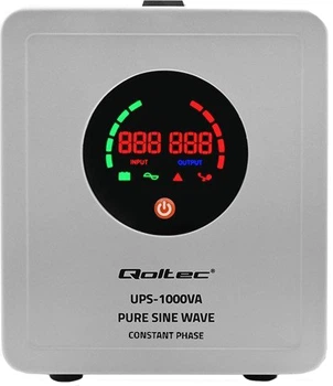 UPS Qoltec Pure Sine Wave 1000VA/700W Stała faza (50717) (955555905845903) - Outlet