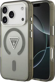 Панель Guess IML Gradient Triangle Logo MagSafe для Apple iPhone 17 Pro Green (GUHMP17LHGTMLCGA)