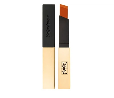 Тонкая матирующая помада для губ YVES SAINT LAURENT ysl Rouge Pur Couture The Slim 2024 fiery vermillion.